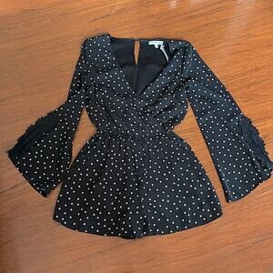 Love Fire Romper Dress Size S/P NWT